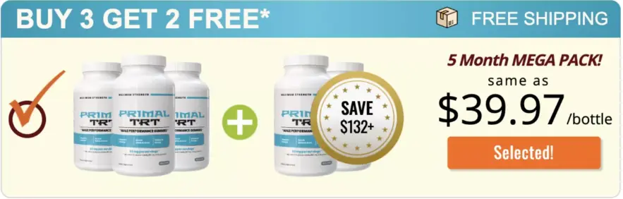 PrimalTRT 3 Bottle Price